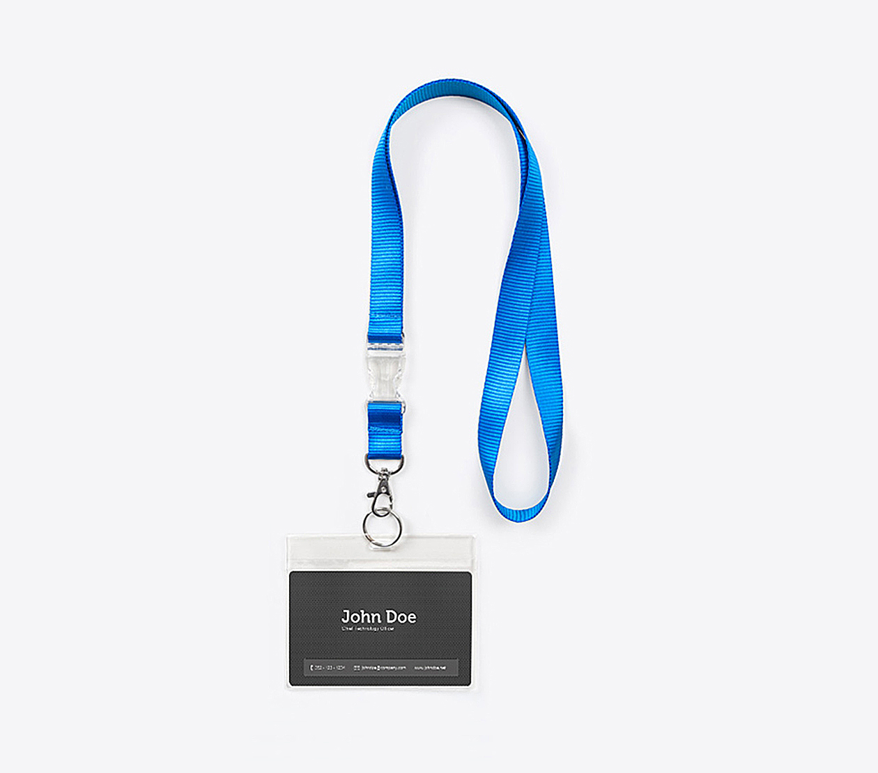 Lanyard Ausweishuellen Businesscard Quer