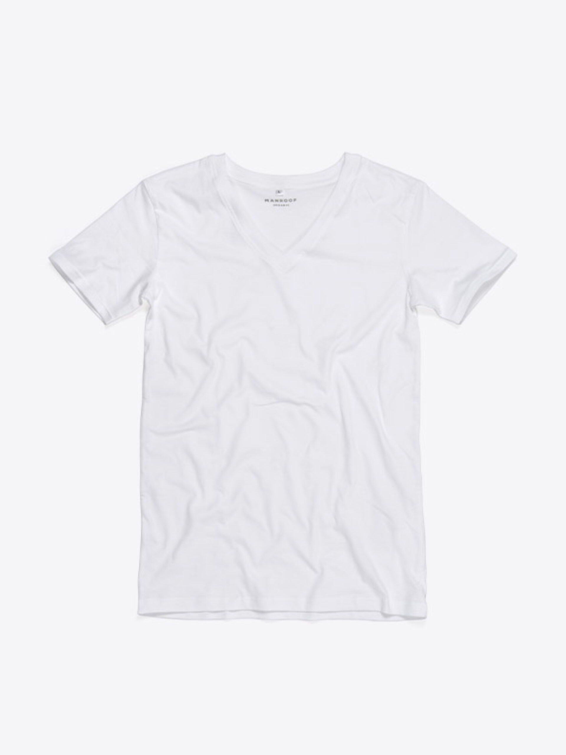 T Shirt Bio Baumwolle Unbedruckt V Ausschnitt