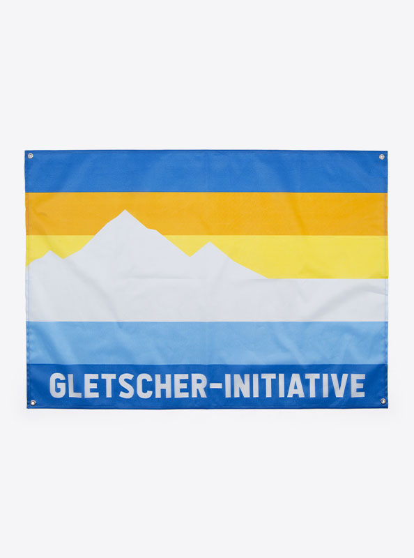 Fahne Flagge Im Digitaldruck Bedrucken Mit Sujet Europa Gletscherinitiative