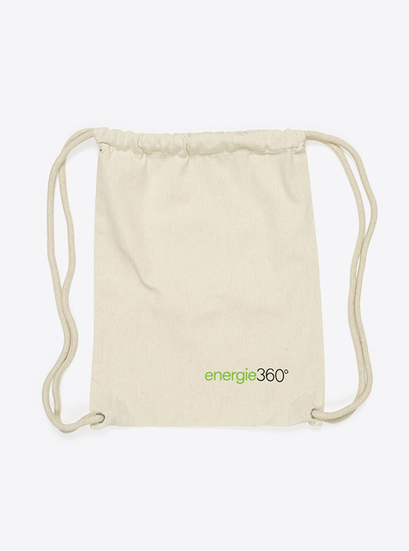 Gym Bag Recycled Energie 360 Baumwolle