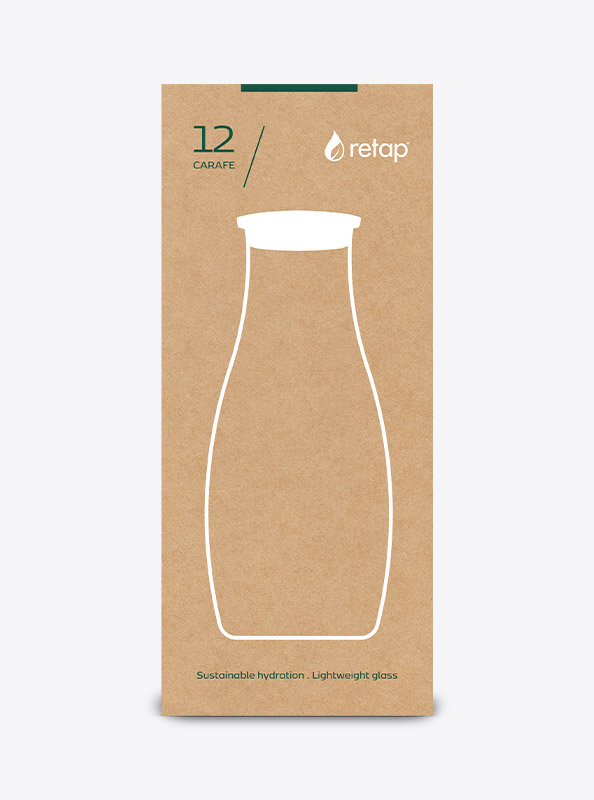 Karaffe Retap Mit Logo Bedrucken Verpackung