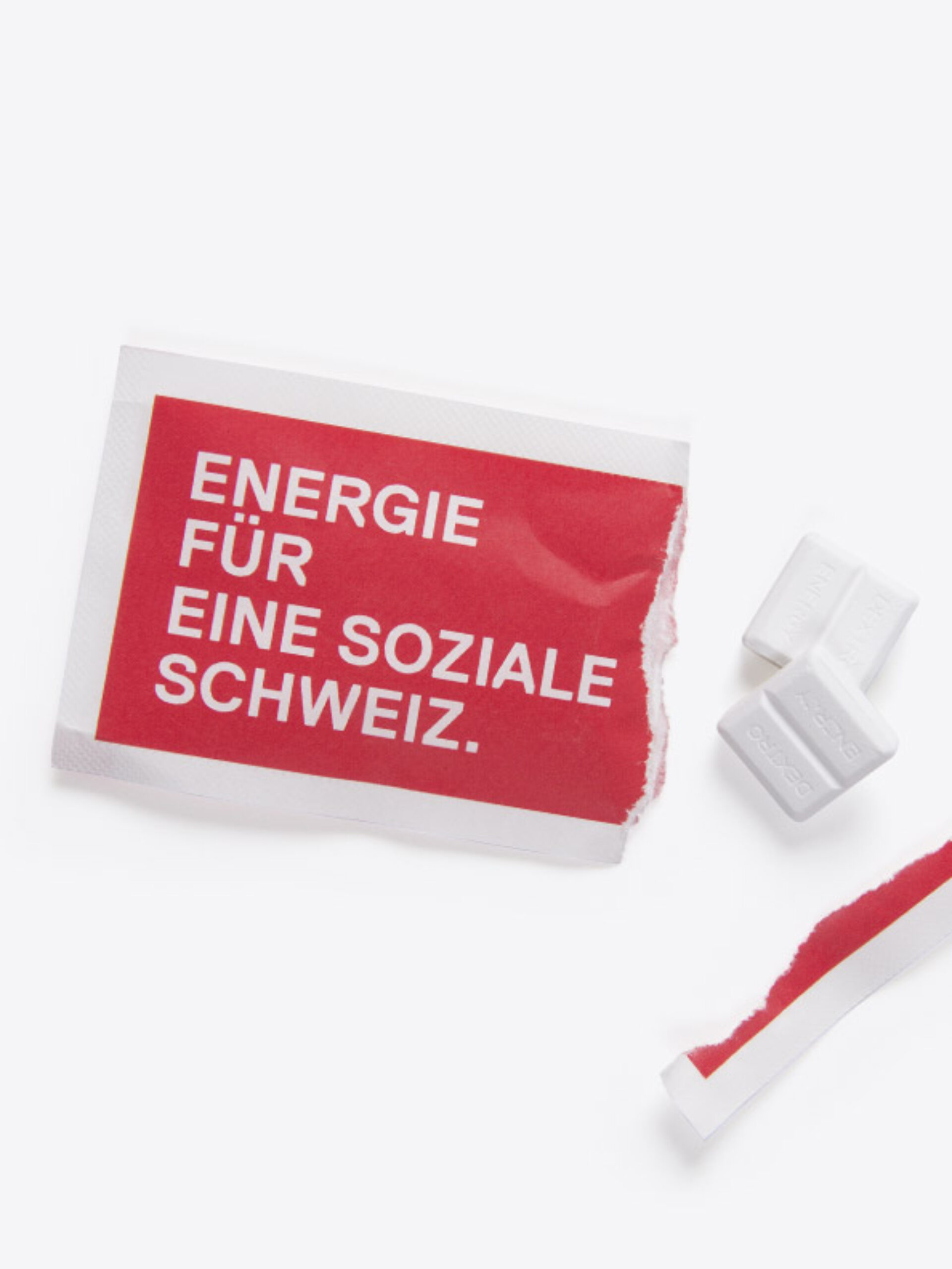 Mini Dextro Energy Sp Schweiz Traubenzucker Briefchen Mit Logo Slogan Werbung Bedrucken Give Away