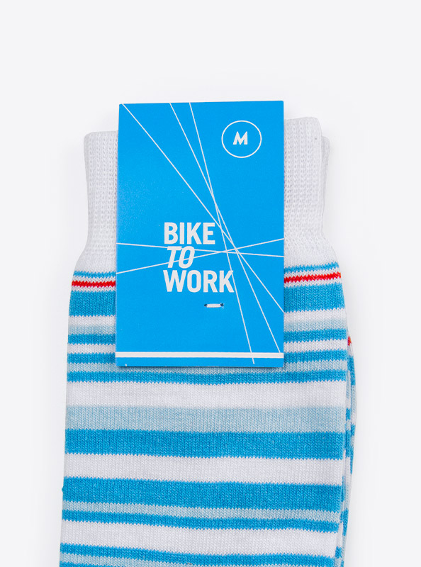 Socken Mit Logo Einwebung Verpackung Bestellen Bike To Work