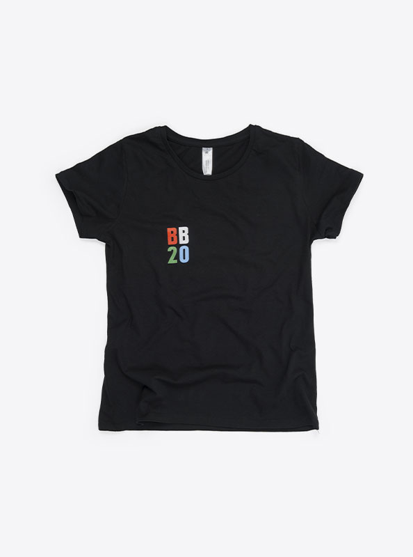 T Shirt B&C E150 Damen Budget Baumwolle Mit Logo Siebdruck Bb20