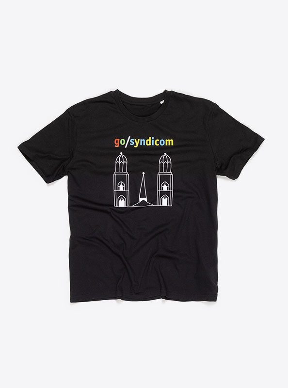 T Shirt Herren Standard Bio Syndicom Mit Logo Bedrucken