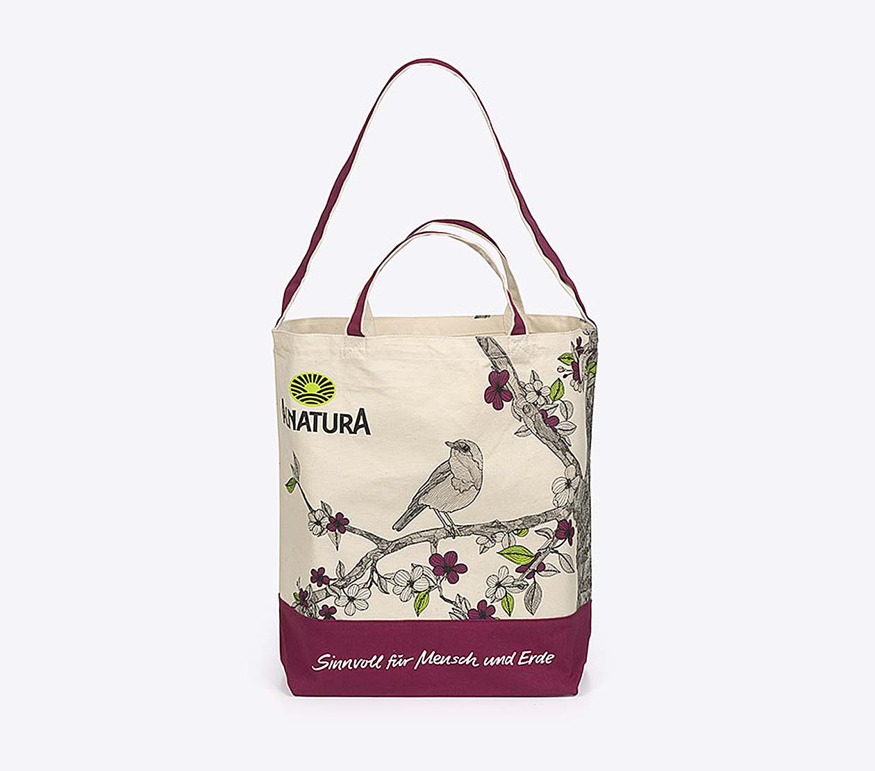 Alnatura Canvas Shopper Bio Baumwolle Back