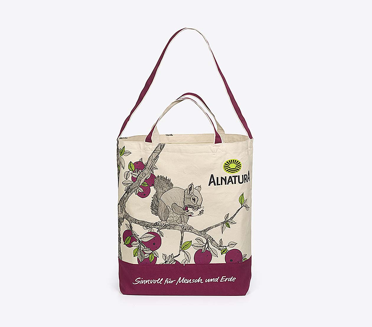 Alnatura Canvas Shopper Bio Baumwolle Bedruckt