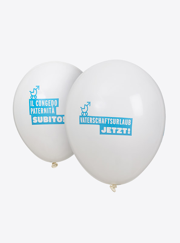 Ballone Bedrucken Mit Logo Motiv Vaterschaftsurlaub