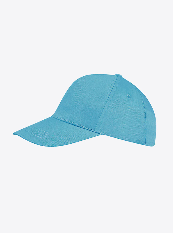 Baseball Cap Bedrucken Mit Logo Fair Produziert Sols Buzz Atoll Blue