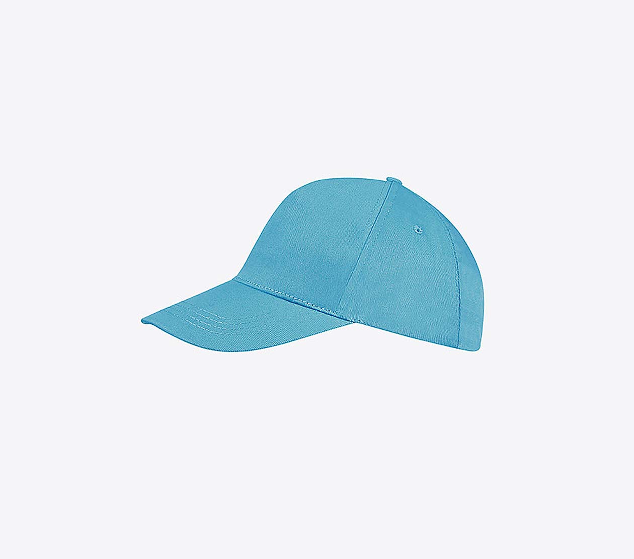 Baseball Cap Bedrucken Mit Logo Fair Produziert Sols Buzz Atoll Blue