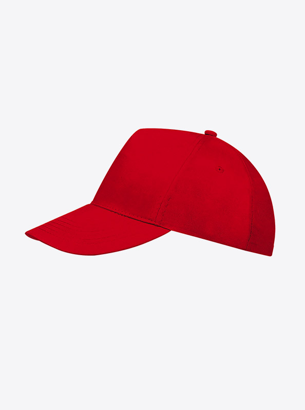 Baseball Cap Bedrucken Mit Logo Fair Produziert Sols Buzz Red