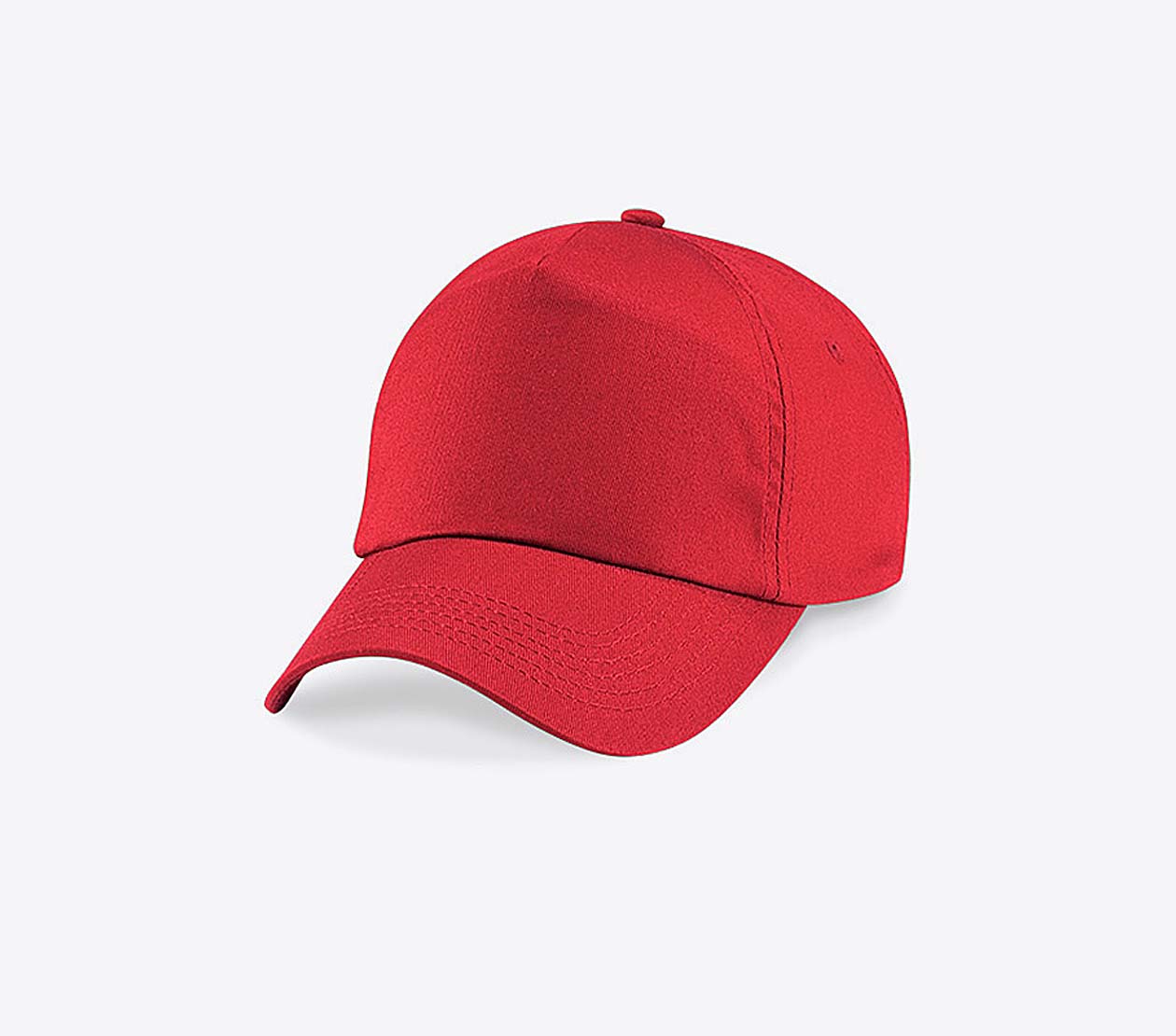 Baseball Cap Bedrucken Oder Besticken Mit Logo Beechfield B10 Bright Red
