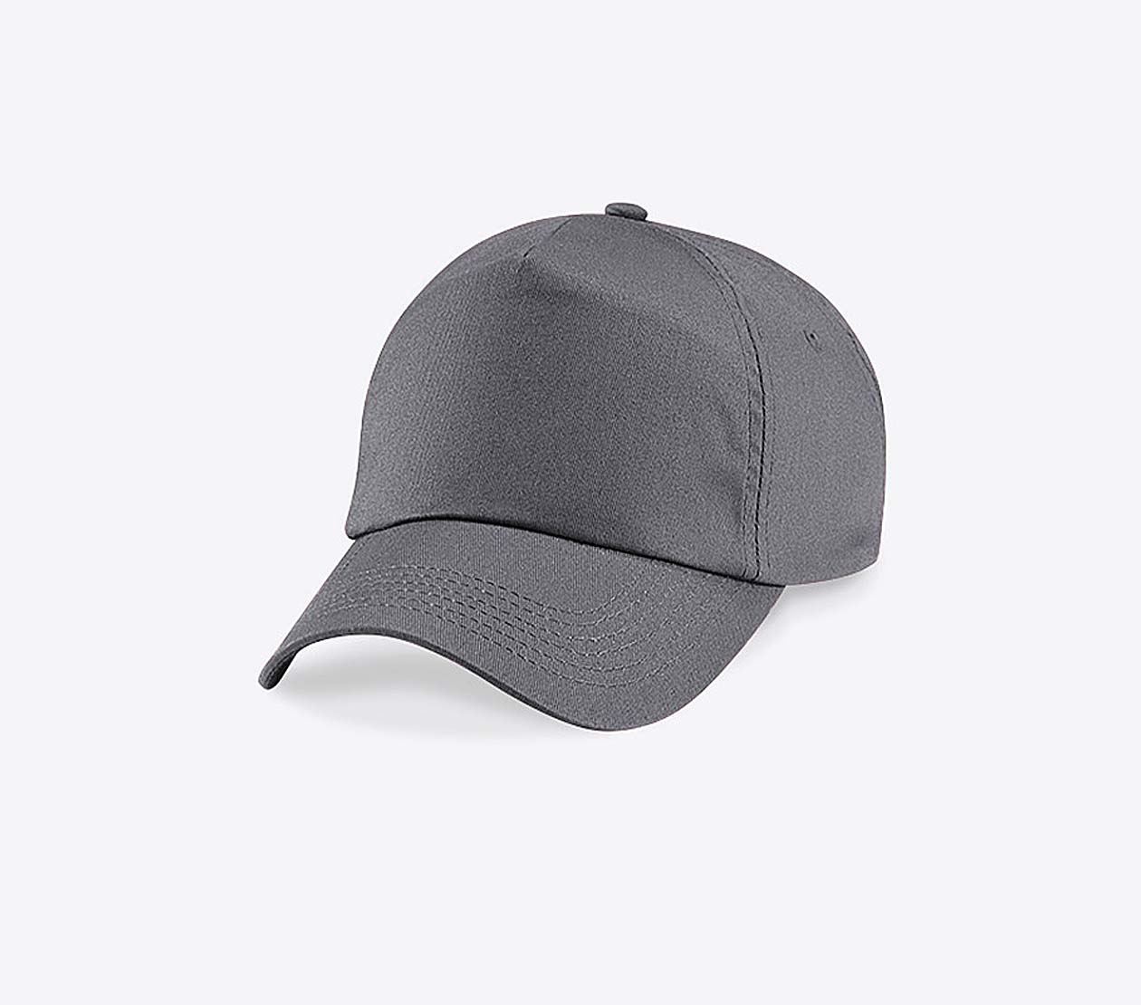 Baseball Cap Bedrucken Oder Besticken Mit Logo Beechfield B10 Farbe Graphite Grey