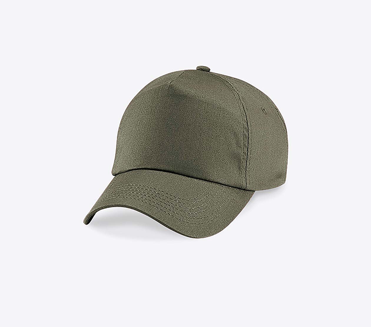 Baseball Cap Bedrucken Oder Besticken Mit Logo Beechfield B10 Farbe Olive Green