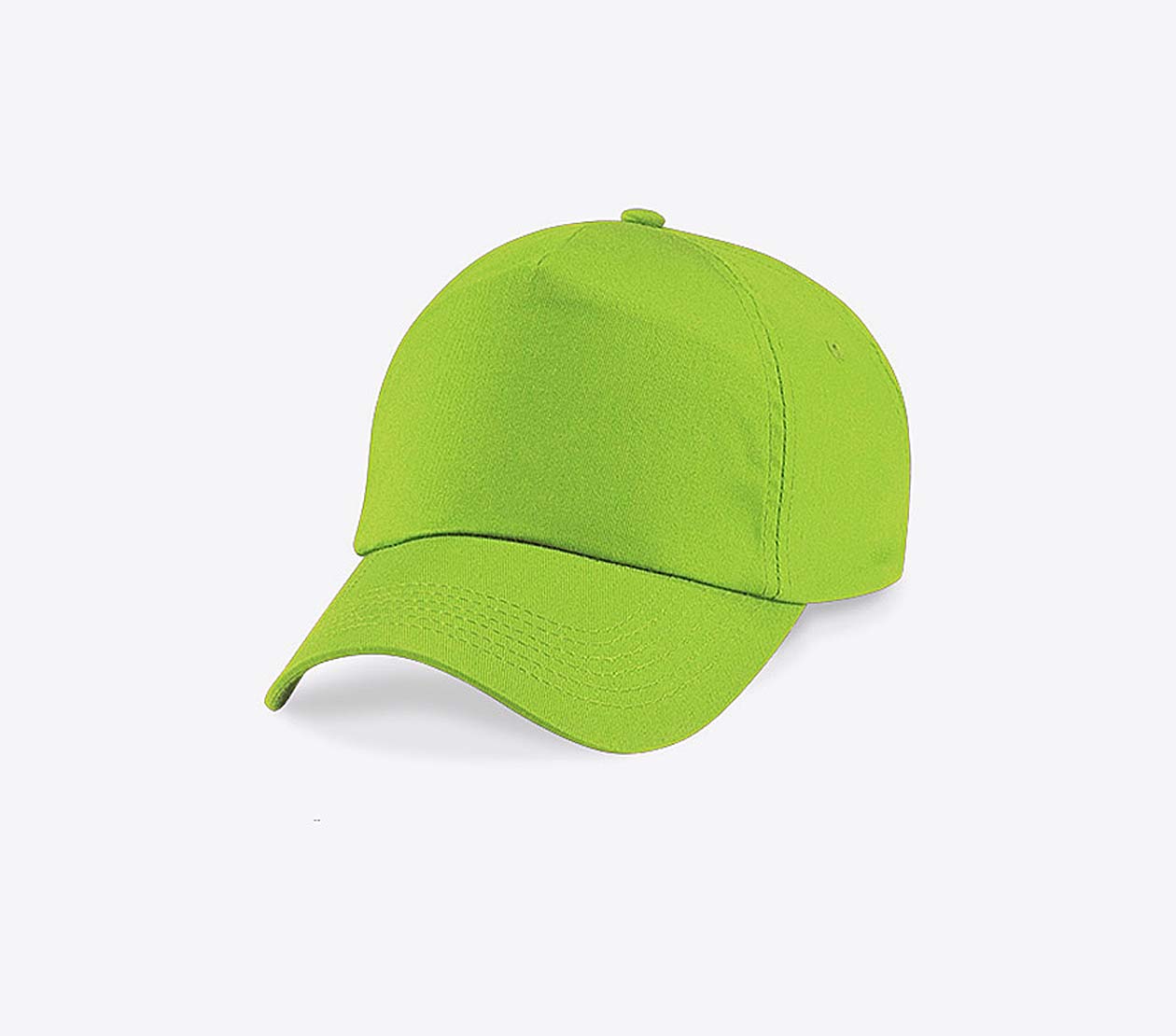 Baseball Cap Bedrucken Oder Besticken Mit Logo Beechfield B10 Lime Green