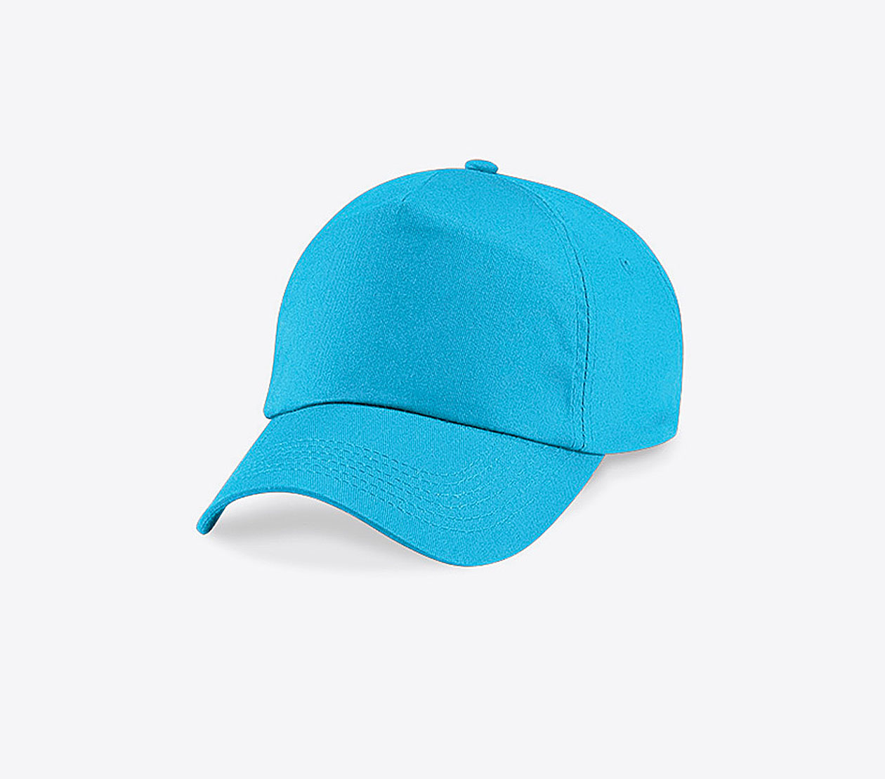 Baseball Cap Bedrucken Oder Besticken Mit Logo Beechfield B10 Surf Blue