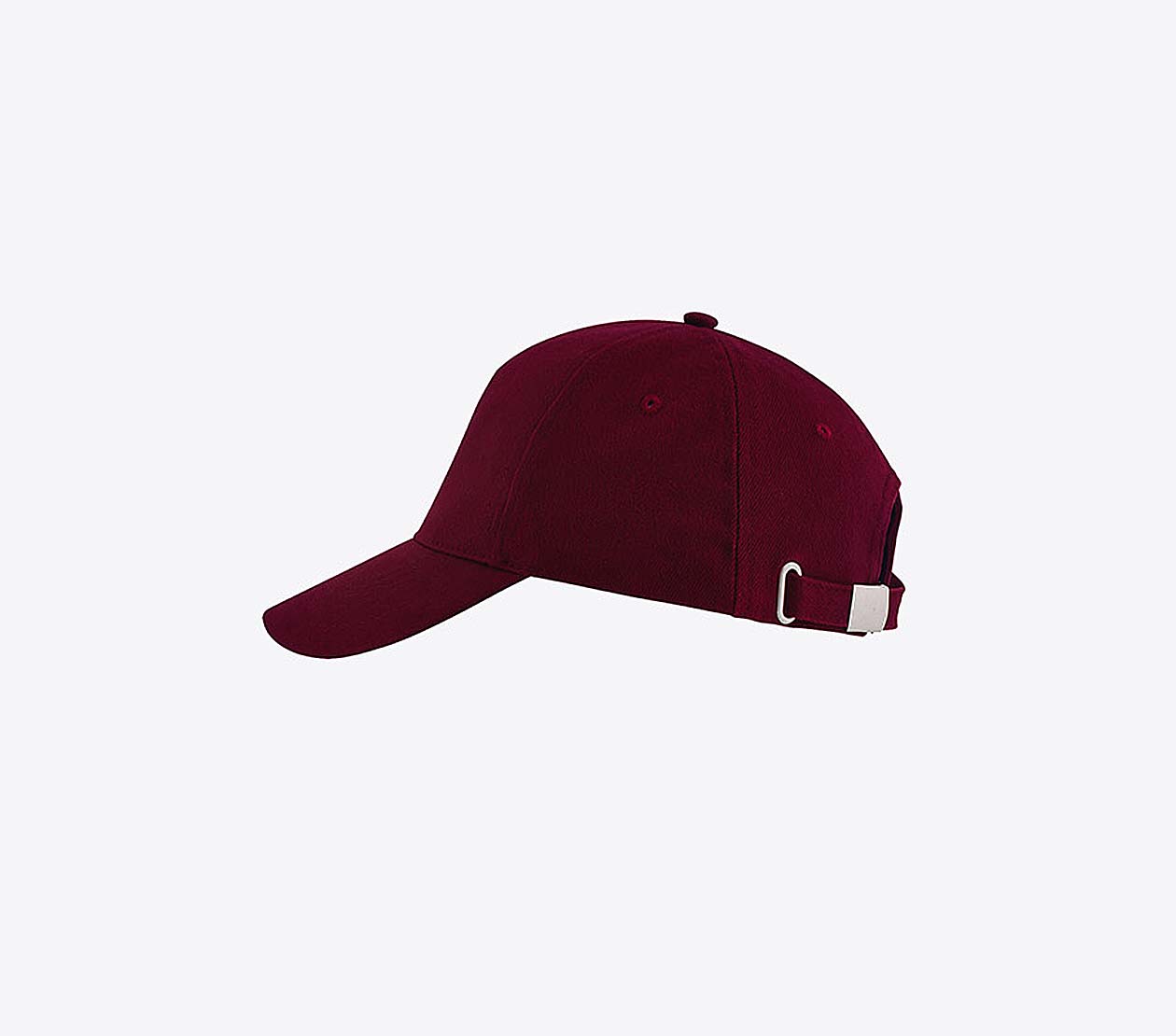 Baseball Cap Mit Logo Bedrucken Fair Produziert Sols Long Beach Burgundy