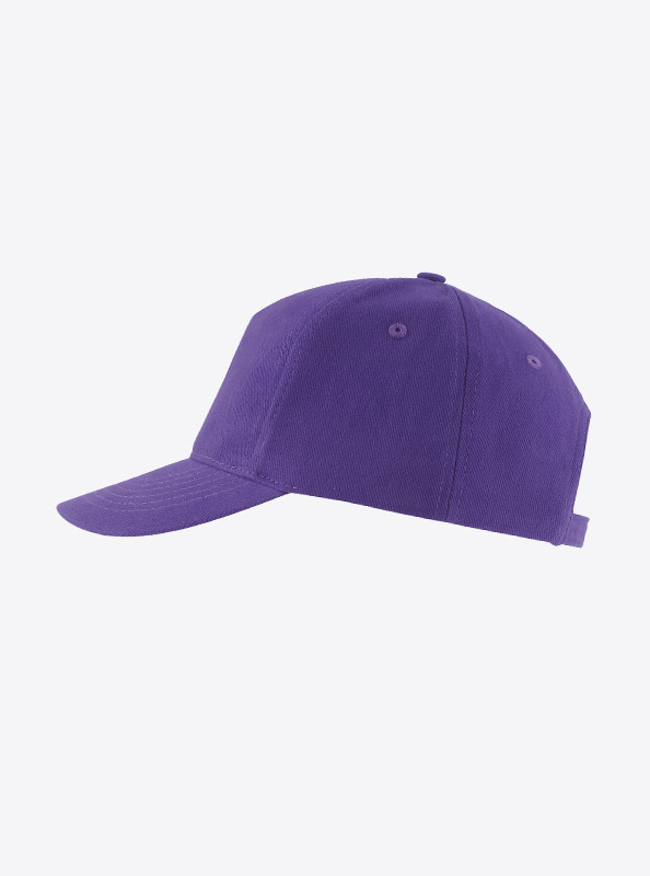 Baseball Cap Mit Logo Bedrucken Fair Produziert Sols Long Beach Dark Purple