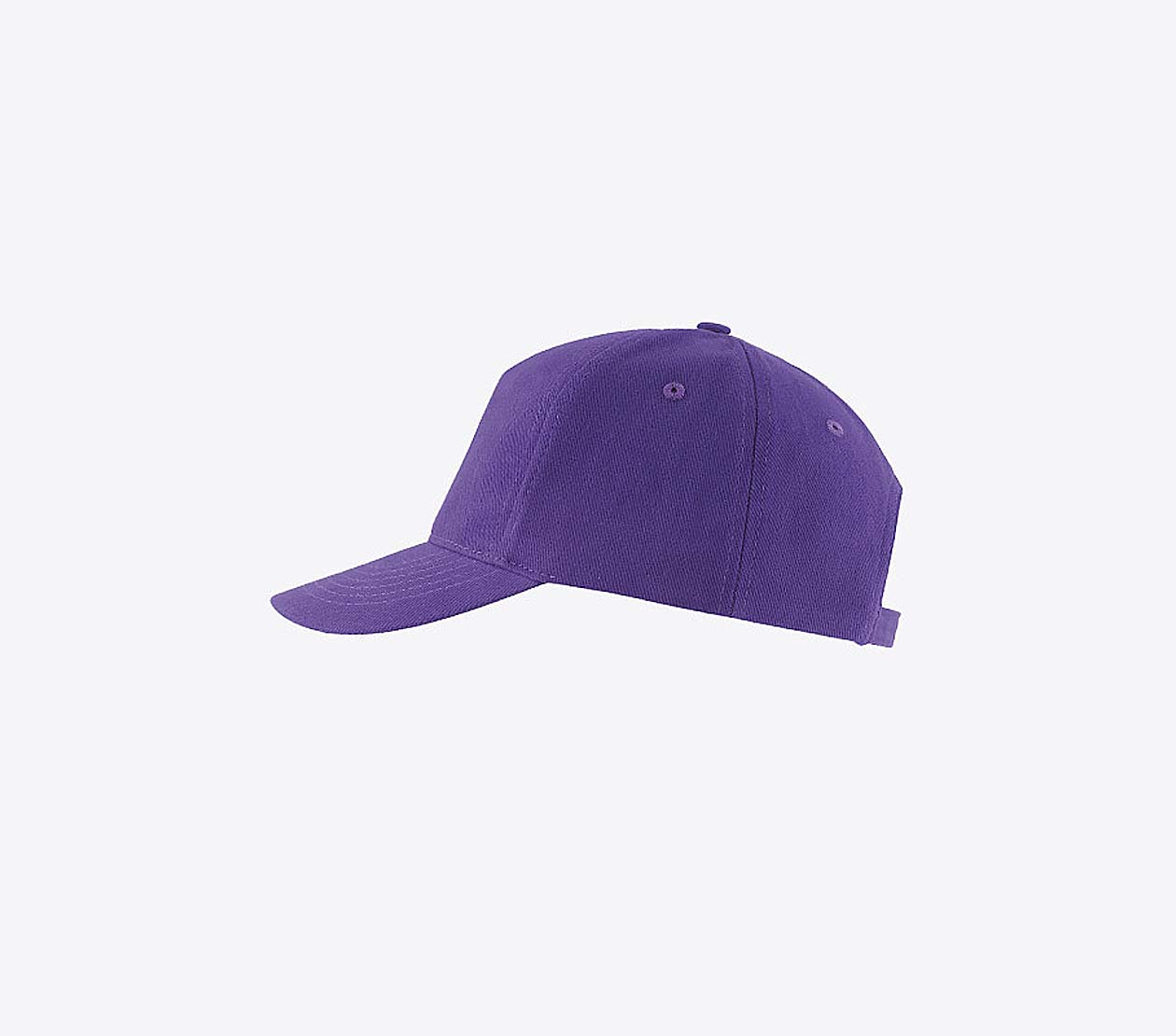 Baseball Cap Mit Logo Bedrucken Fair Produziert Sols Long Beach Dark Purple