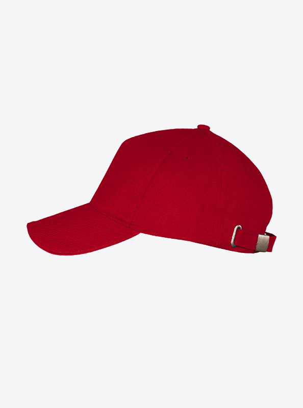 Baseball Cap Mit Logo Bedrucken Fair Produziert Sols Long Beach Red