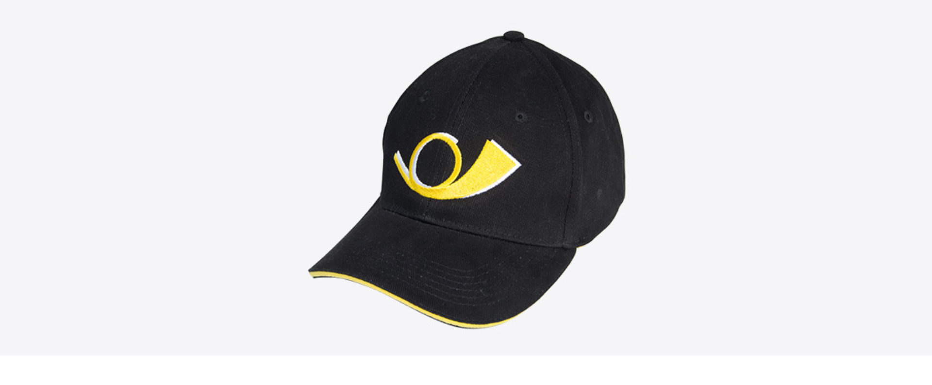 Baseball Caps PostAuto mit Logo bestickt