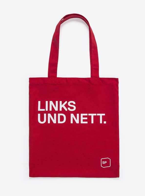 Baumwolltasche Sp Schweiz Links Und Nett Mit Logo Slogan Bedrucken Kampagnenmaterial