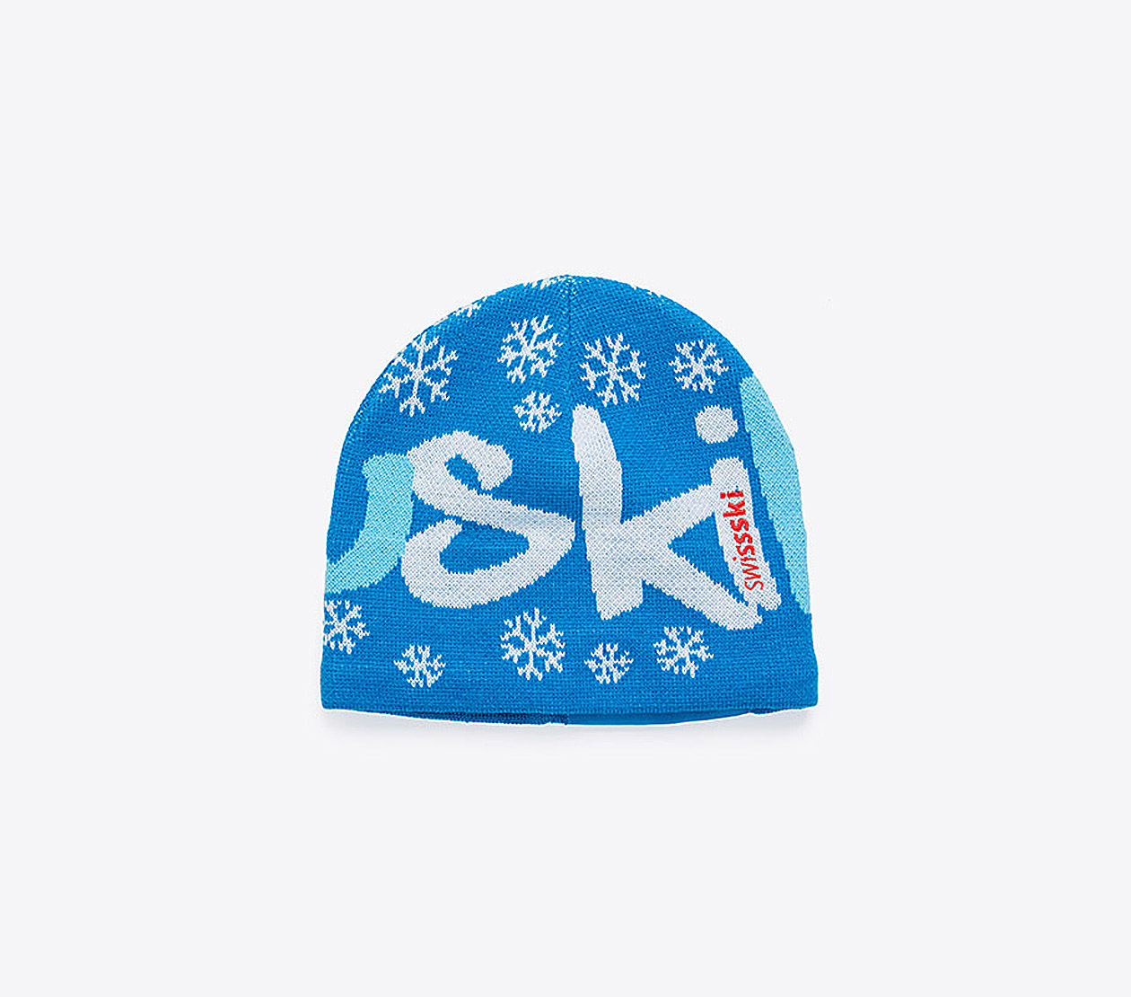 Beanie Mit Logo Einwebung Swisski Blau