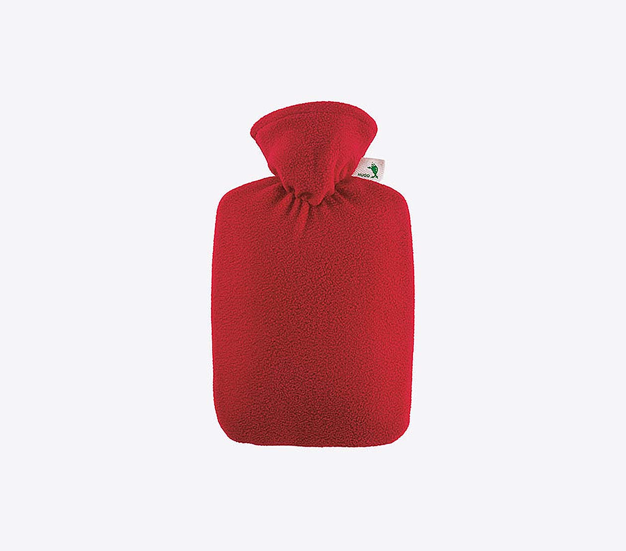 Bettflasche Fleece Mit Logo Besticken Nachhaltig Hergestellt Kuschelig Rot