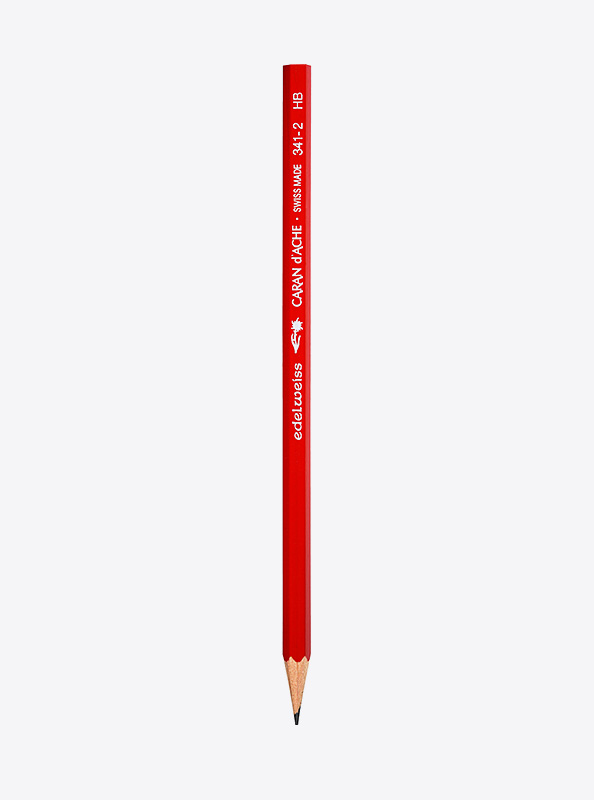 Bleistift Caran D Ache Mit Logo Bedrucken Rot