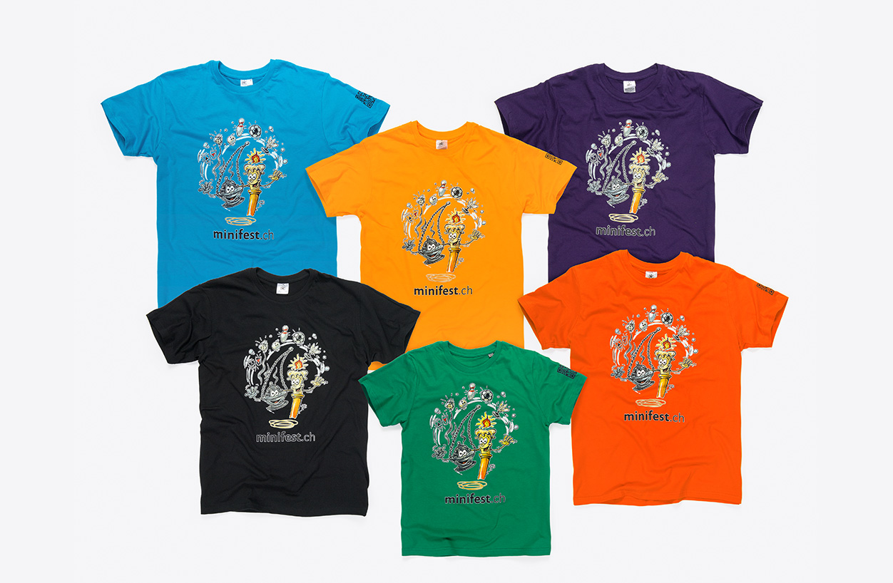 Blog Minifest T Shirts In Allen Farben Mit Logo Druck