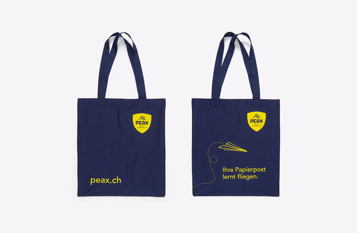 Blog Peax Baumwolltasche mit Druck