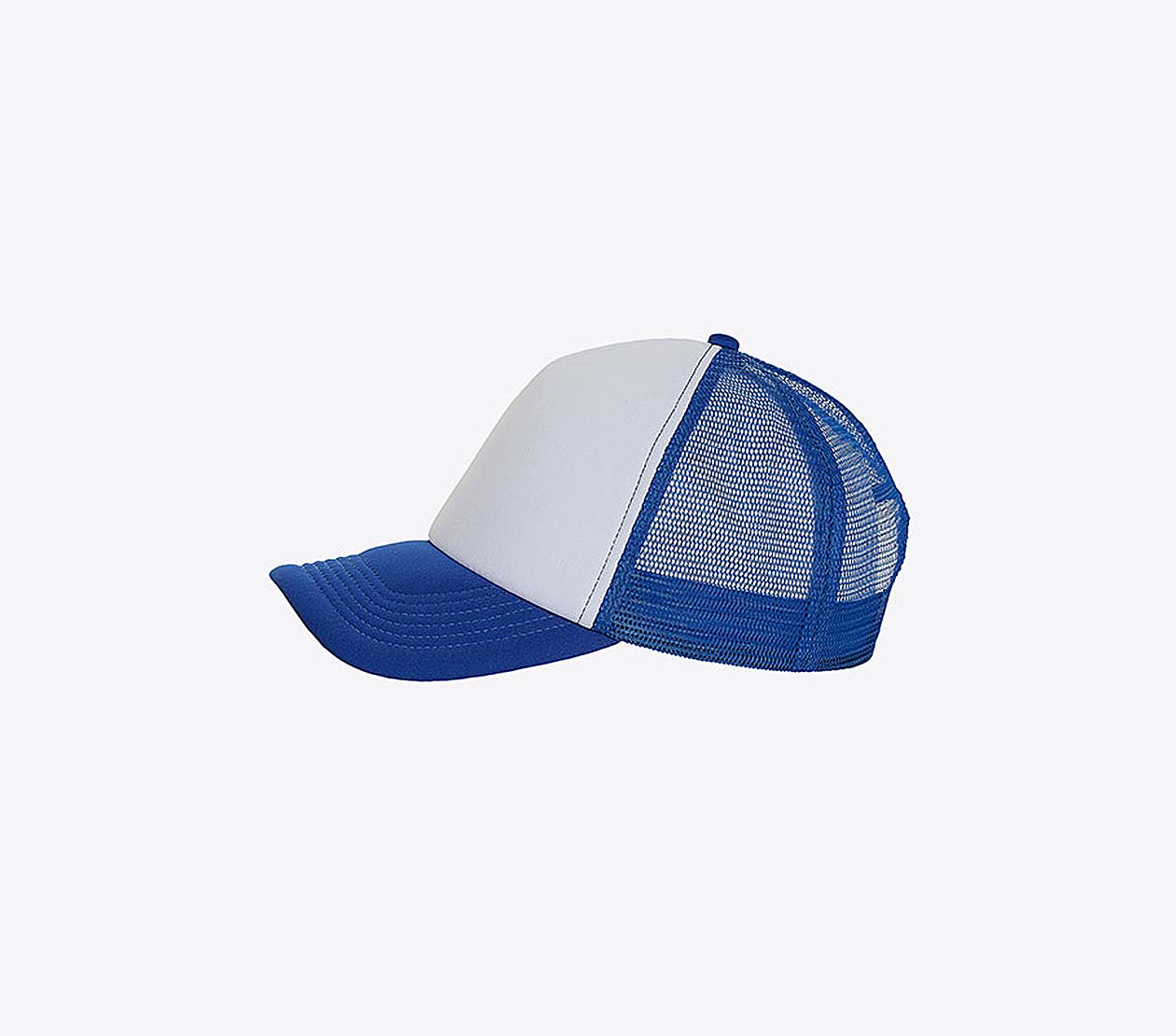 Cap Mit Eigenem Logo Sols Bubble Trucker White Royal Blue