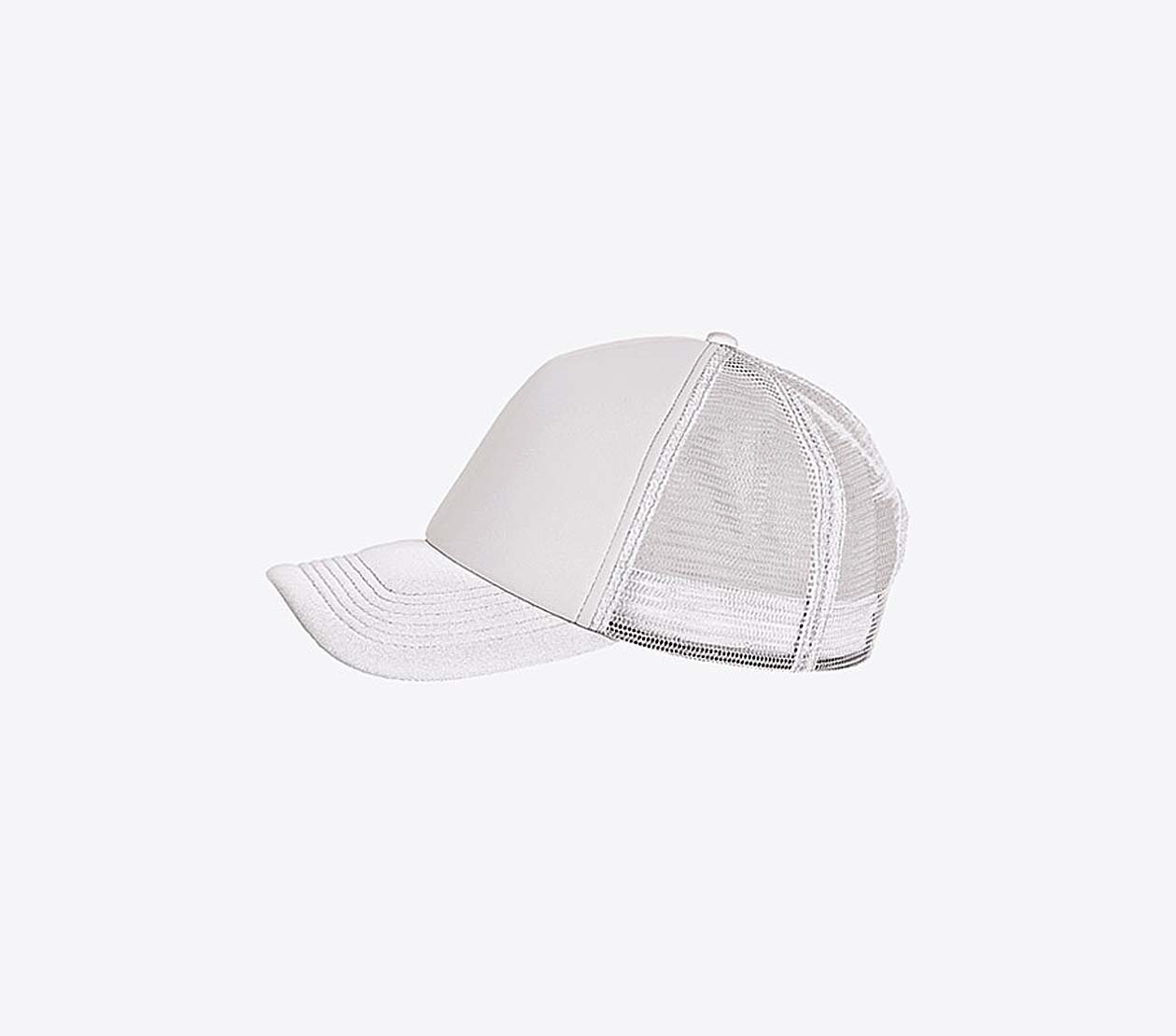 Cap Mit Eigenem Logo Sols Bubble Trucker White