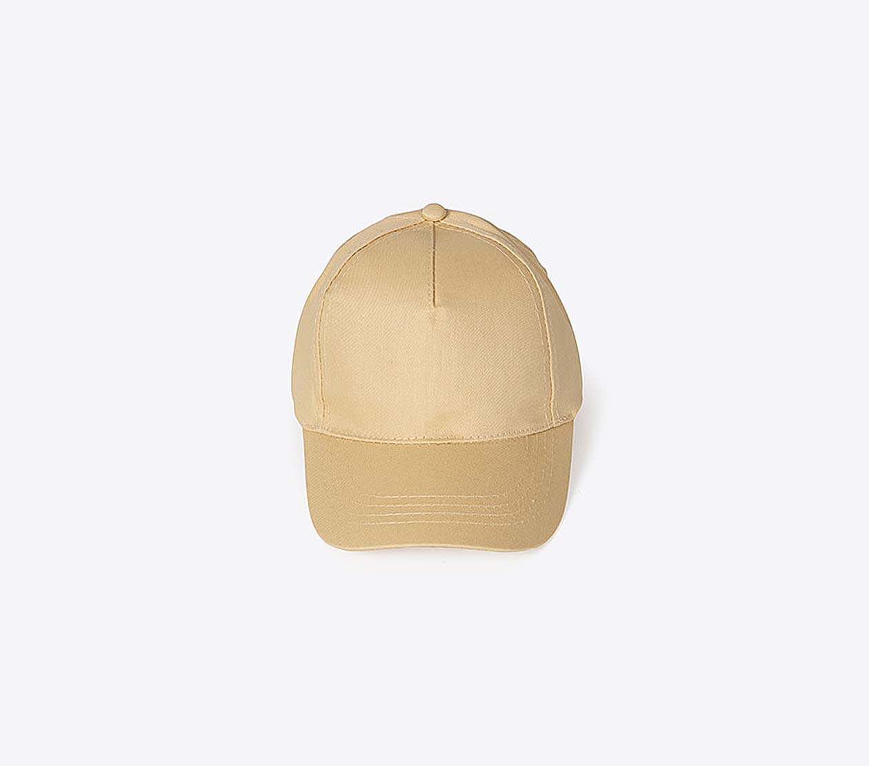 Cap Sols Buzz Mit Logo Bedrucken Besticken Baseballcap Baumwoll Twill Sand Vorne