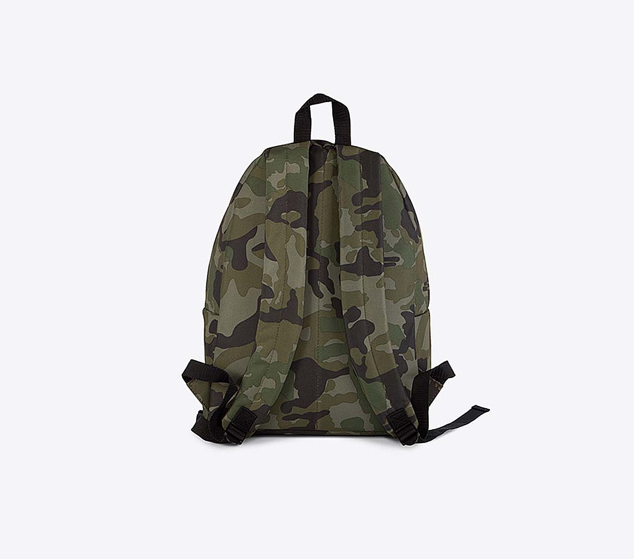 Classic Rucksack Easy Polyester Mit Logo Bedruckt Fair Produziert Olive Camouflage