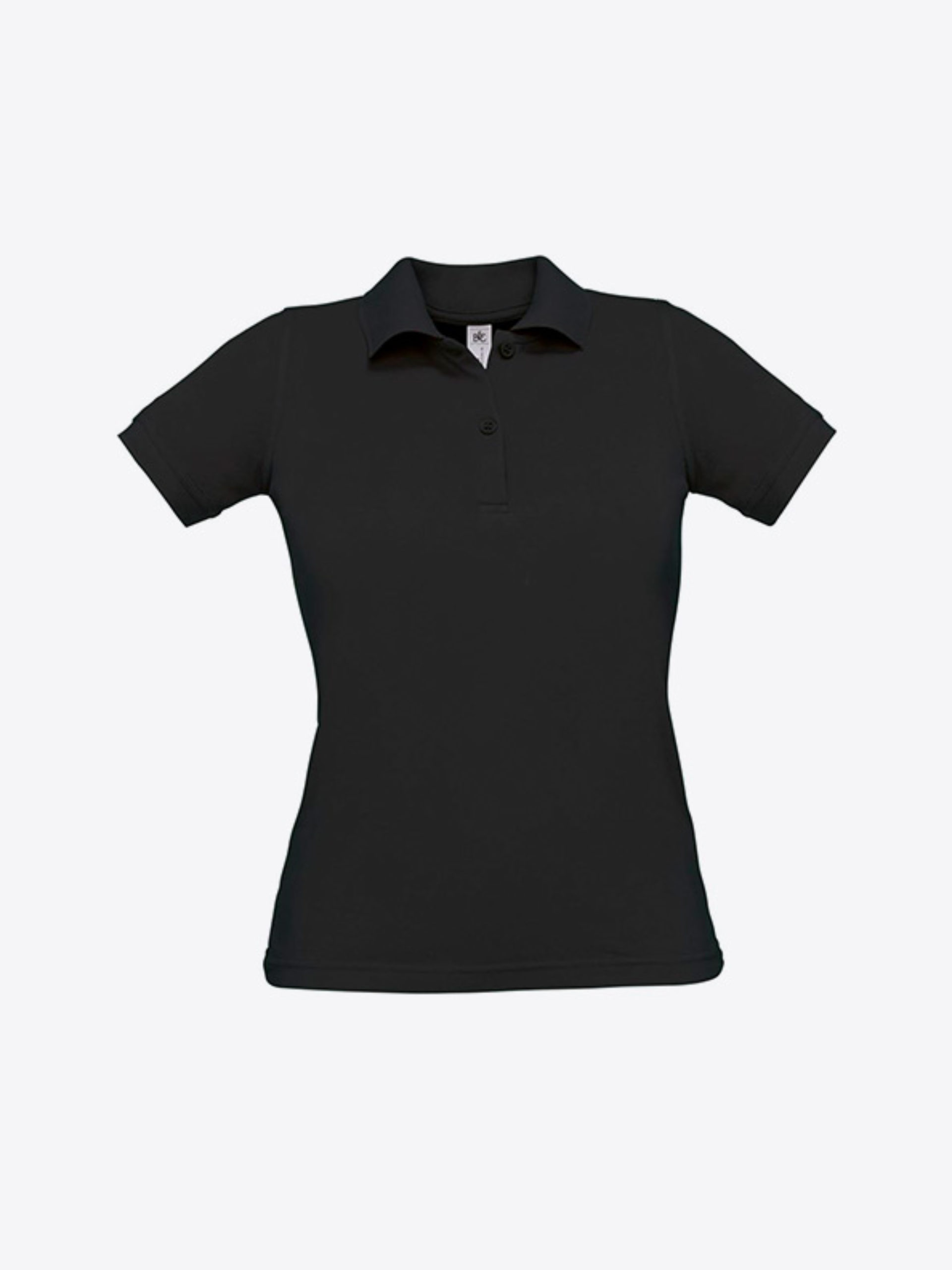 Damen Polo Shirt Besticken Lassen Bundc Safran Pw455 Black