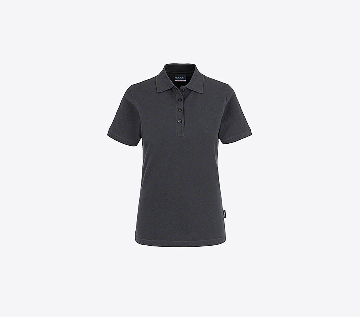 Damen Polo Shirt Besticken Lassen Hakro 110 Anthrazit