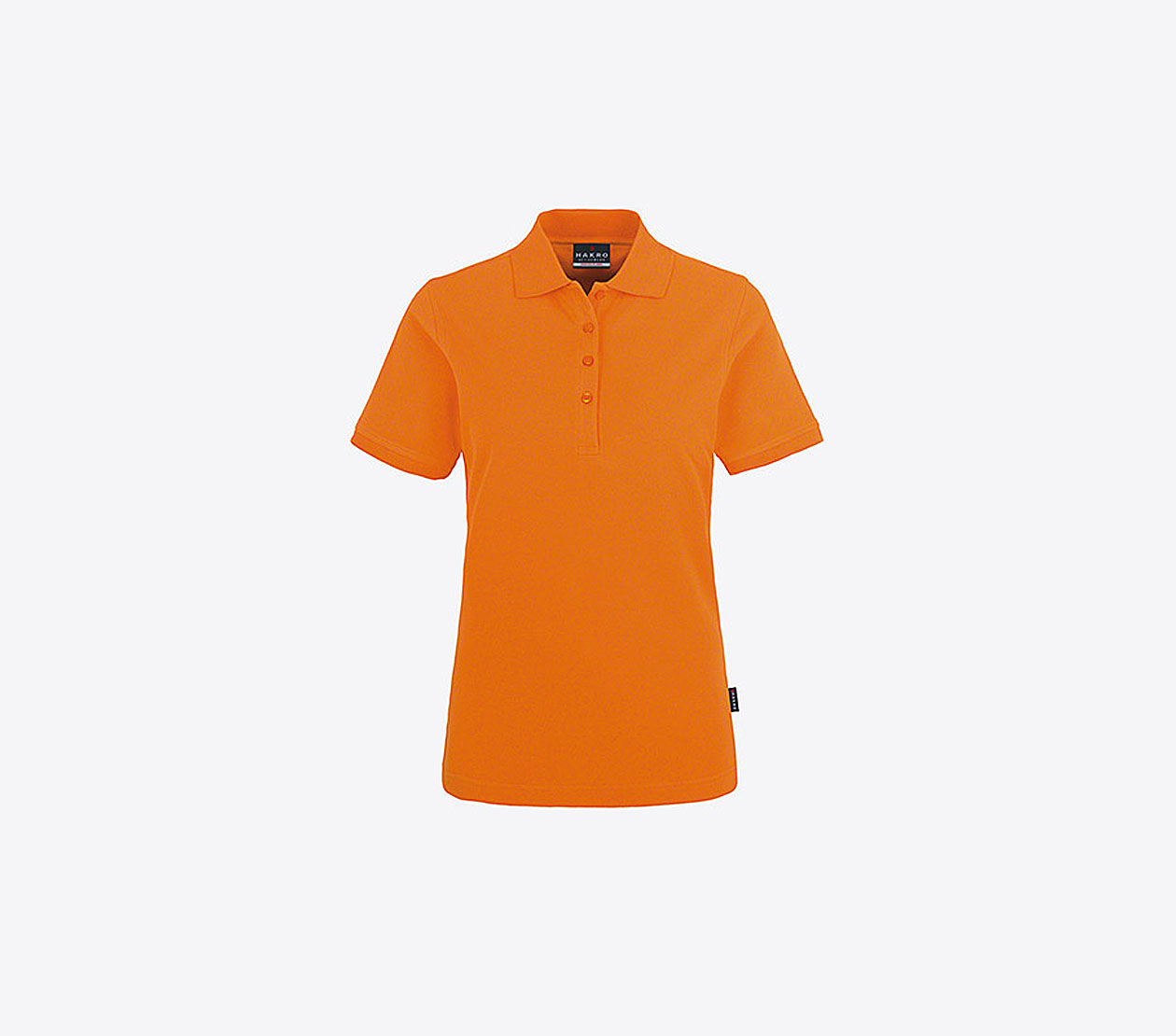 Damen Polo Shirt Mit Individueller Stickerei Hakro 110 Orange