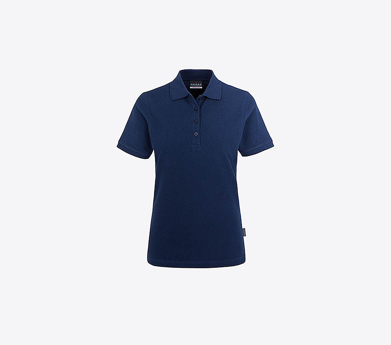 Damen Polo Shirt Mit Logo Bedrucken Hakro 110 Marine