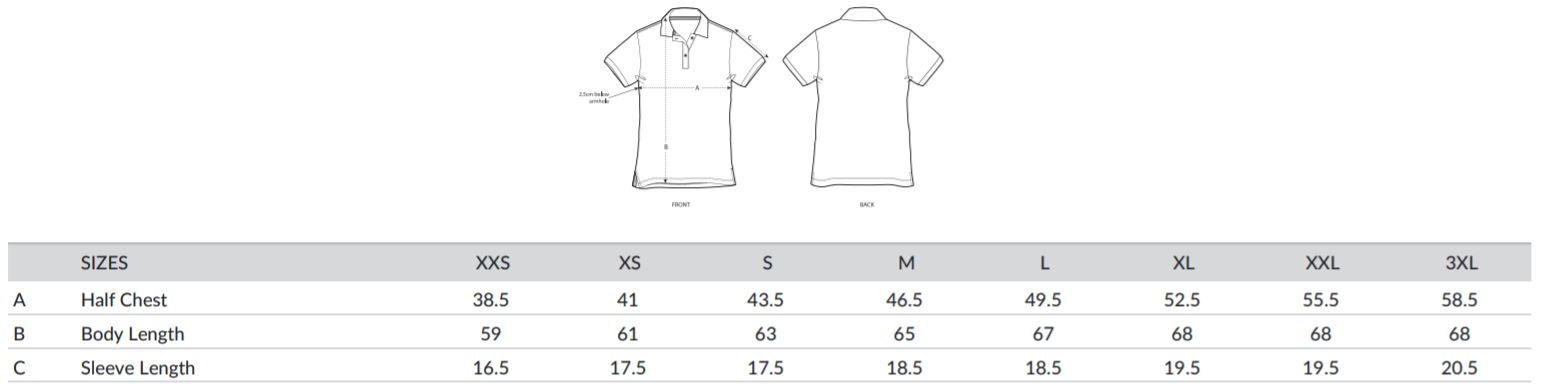 damen poloshirt stanley stella elliser masstabelle
