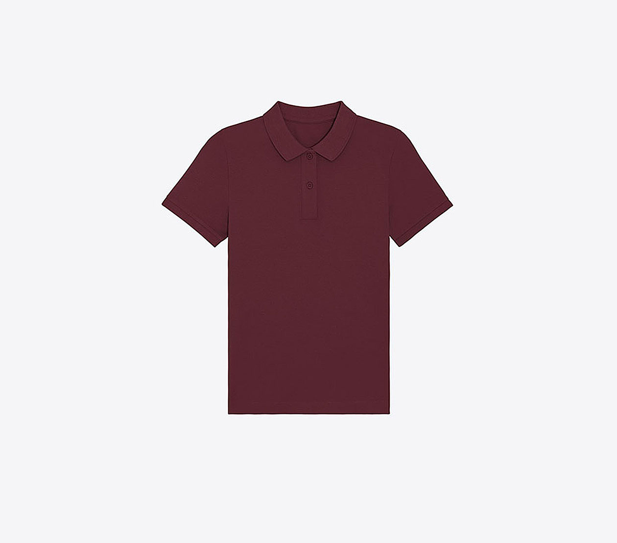 Damen Poloshirt Stanley Stella Elliser Mit Logo Farben Burgundy