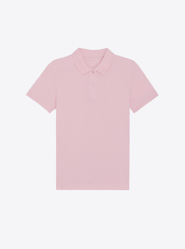 Damen Poloshirt Stanley Stella Elliser Mit Logo Farben Cotton Pink