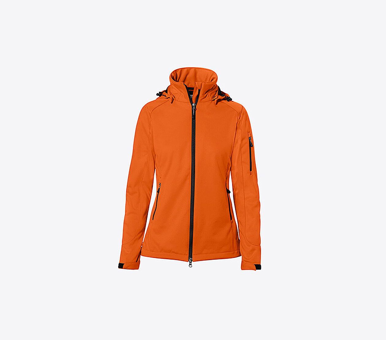 Damen Softshelljacke Wasserabweisend Bedrucken Mit Logo Oder Besticken Hakro 248 Alberta Orange