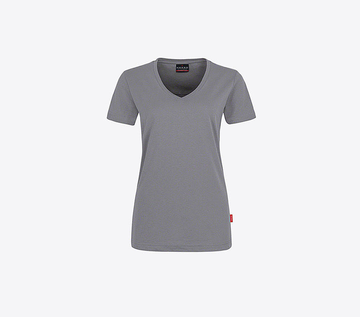 Damen T Shirt Mit Druck Bedrucken Lassen Hakro 181 Titan