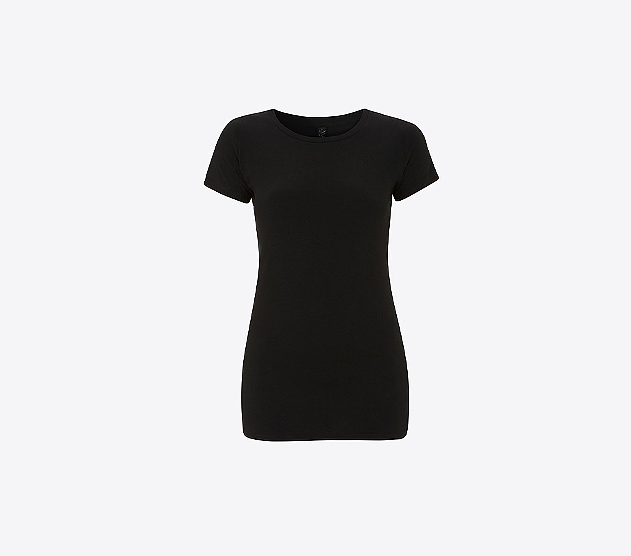 Damen T Shirt Premium Earth Positiv 04 Black