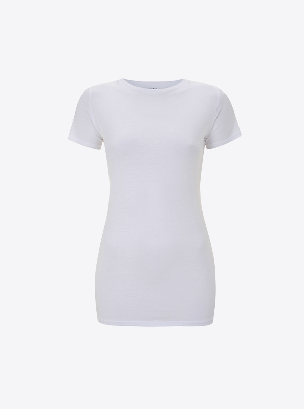 Damen T Shirt Premium Earth Positiv 04 White