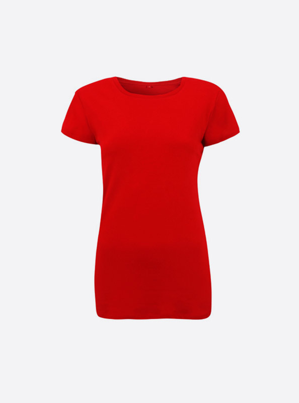 Damen T Shirt Standard N09 Red