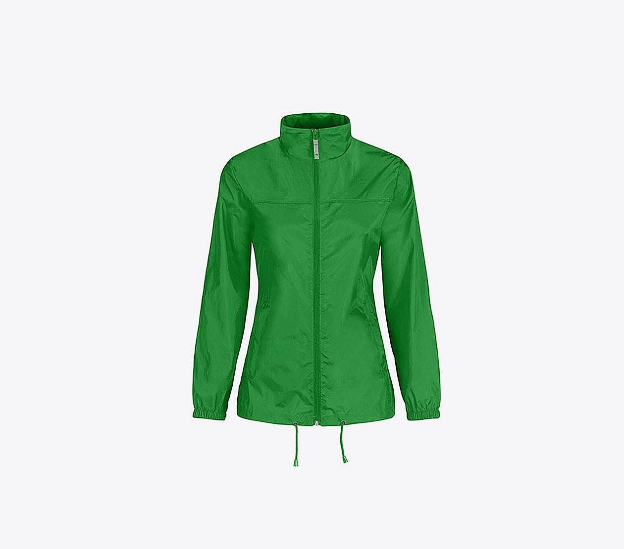 Damen Windjacke Mit Reissverschluss Mit Logo Bedrucken Bundc Sirocco Jw 902 Real Green