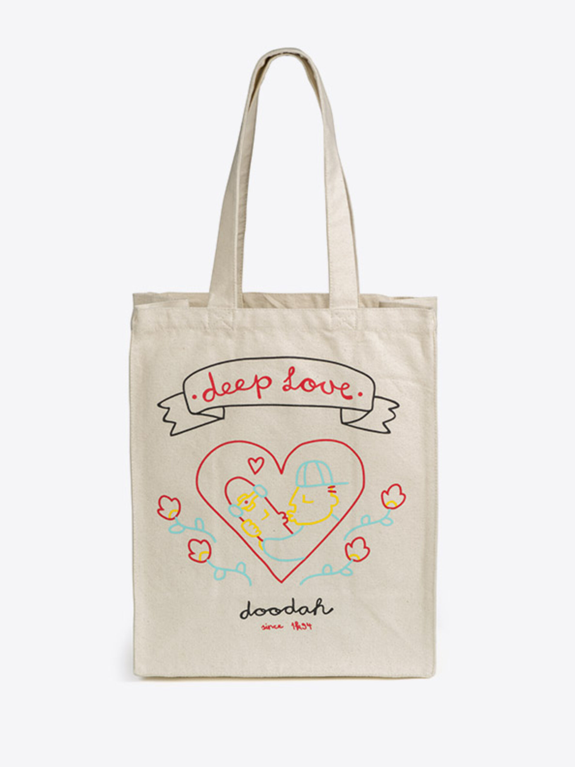 Doodah Canvas Shopper Deep Love Bedruckt