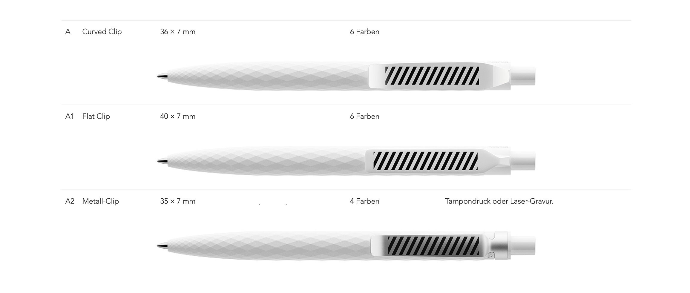 druckflaechen kugelschreiber pattern qs01